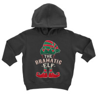 The Dramatic Elf Cute Ugly Christmas Sweater Family Toddler Hoodie | Artistshot