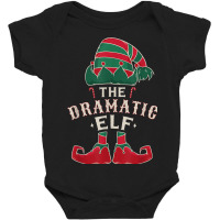 The Dramatic Elf Cute Ugly Christmas Sweater Family Baby Bodysuit | Artistshot