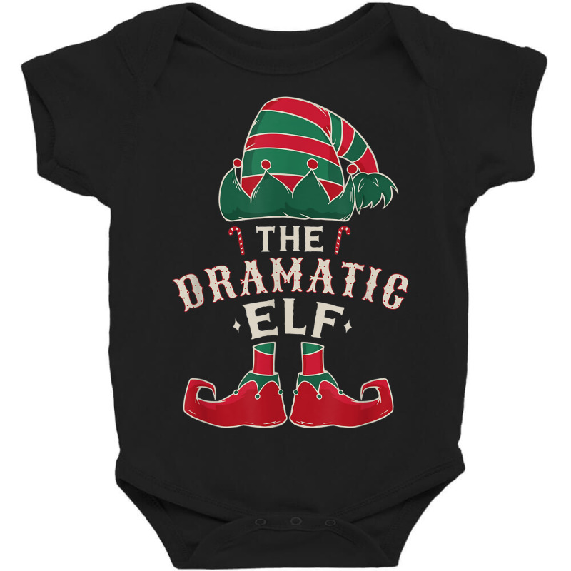 The Dramatic Elf Cute Ugly Christmas Sweater Family Baby Bodysuit by Fashonus | Artistshot