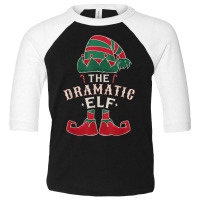 The Dramatic Elf Cute Ugly Christmas Sweater Family Toddler 3/4 Sleeve Tee | Artistshot