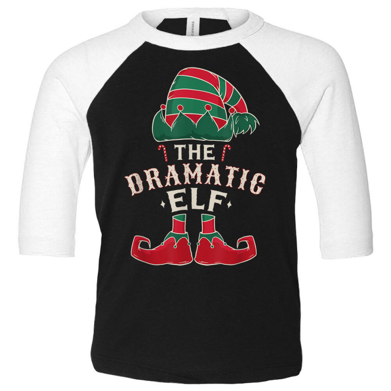 The Dramatic Elf Cute Ugly Christmas Sweater Family Toddler 3/4 Sleeve Tee by Fashonus | Artistshot