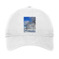 Winter Wonderland Goat Island, New York 2017 T Shirt Adjustable Cap | Artistshot