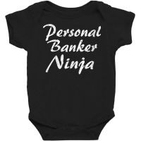 Womens Personal Banker Tshirt Job Occupation Funny Work Title V Neck T Baby Bodysuit | Artistshot