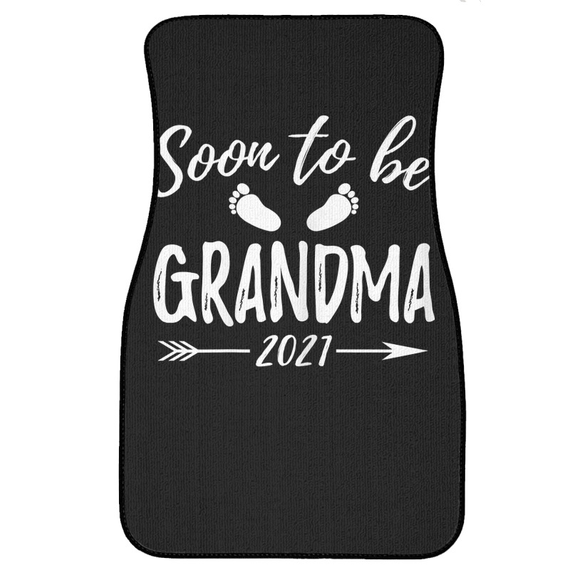 Womens Soon To Be Grandma Est.2021 Pregnancy Announcement T Shirt Front Car Mat | Artistshot