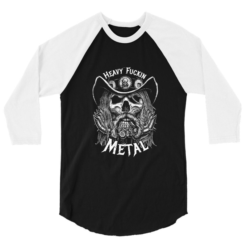 Heavy Fuckin Metal 3/4 Sleeve Shirt by SonyaThompson | Artistshot