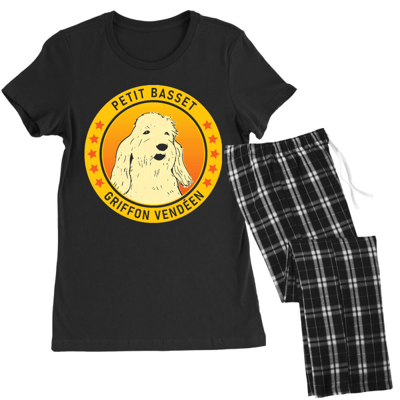 Petit Basset Griffon Vendeen Petit Basset Griffon Vendeen Dog Portrait Women's Pajamas Set by netheriteshepherd | Artistshot