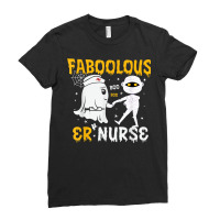 Faboolous Er Nurse Mummy Ghost Nursing Halloween Costume Ladies Fitted T-shirt | Artistshot