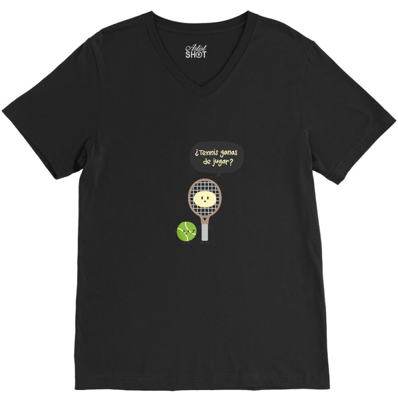 Tennis Wins To Play V-neck Tee | Artistshot