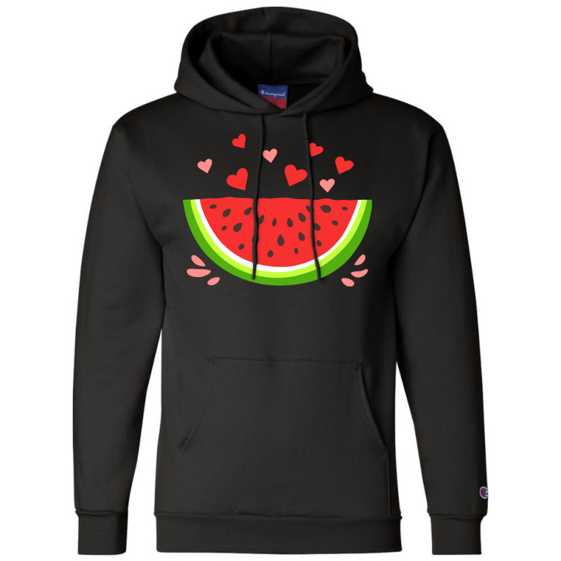 Watermelon  Shirt Watermelon Slice   2207 Champion Hoodie | Artistshot