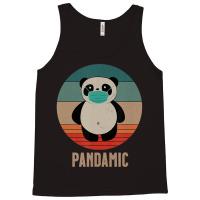 Panda Bear With Mask Pandemic Pandamic Retro Panda Tank Top | Artistshot