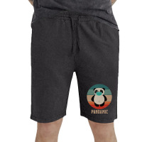 Panda Bear With Mask Pandemic Pandamic Retro Panda Vintage Short | Artistshot