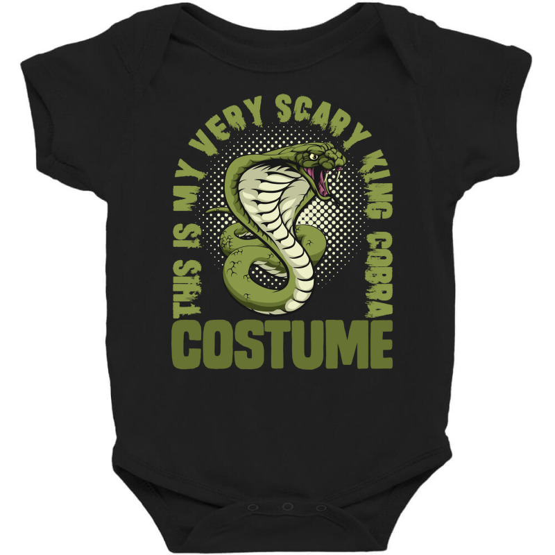 This Is My Very Scary King Cobra Costume, Halloween Snake Long Sleeve Baby Bodysuit | Artistshot