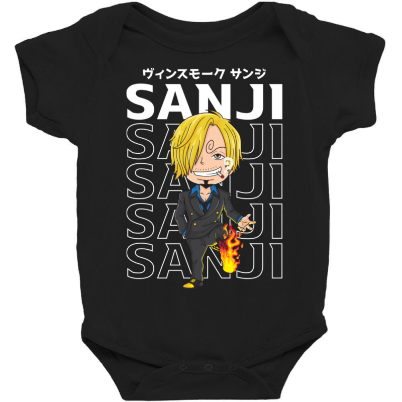 Black Leg Sanji Baby Bodysuit by strawberrysea | Artistshot