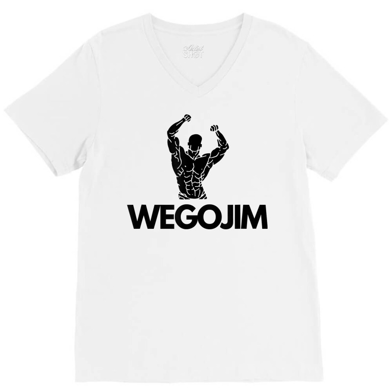 Wegojim Oversized Mens Gym Pump Cover Workout Gym Bro T Shirt V-Neck Tee by pofijinashu | Artistshot