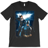 B.at.man Dark K.night Rises B.at & Cat.woman T-shirt | Artistshot