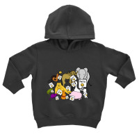 Group Of Cute Animals Say Hello Toddler Hoodie | Artistshot