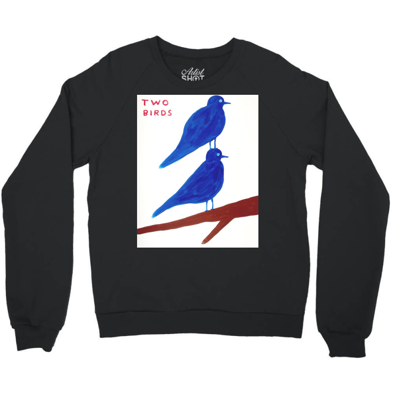 David Two Bird Crewneck Sweatshirt | Artistshot