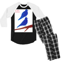 David Two Bird Men's 3/4 Sleeve Pajama Set | Artistshot