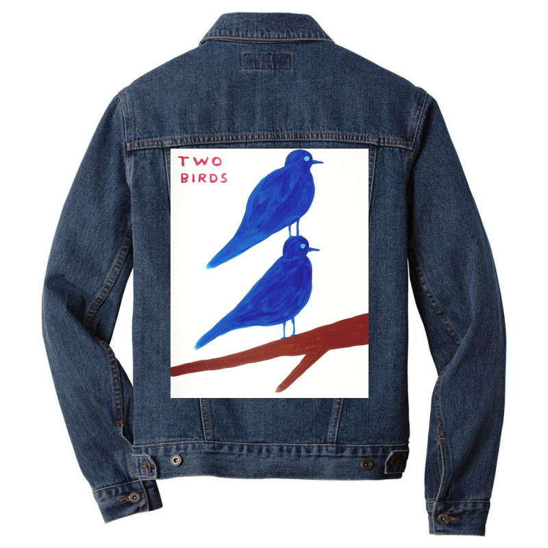 David Two Bird Men Denim Jacket | Artistshot