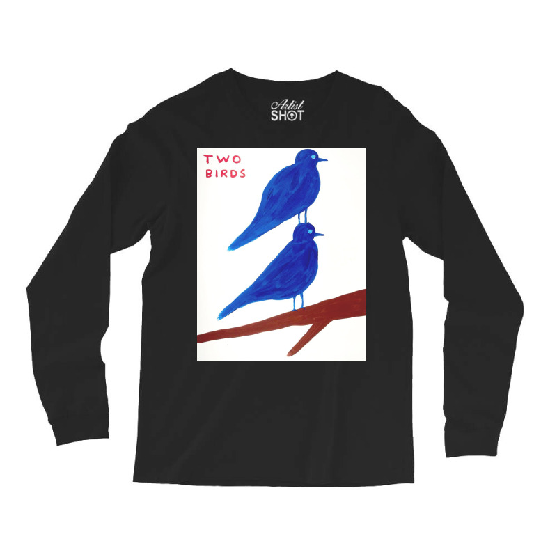 David Two Bird Long Sleeve Shirts | Artistshot