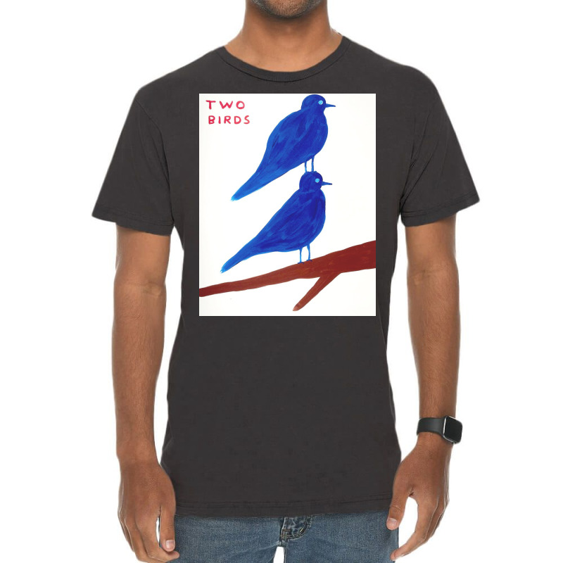 David Two Bird Vintage T-shirt | Artistshot