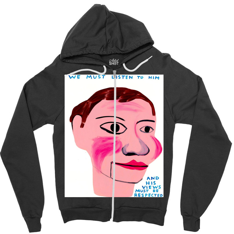 David We Must Listen To Him Zipper Hoodie | Artistshot