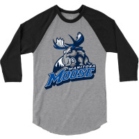 The-manitoba-moose-hockey 3/4 Sleeve Shirt | Artistshot