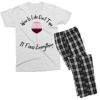 Wine Lover Wine Is Like Duct Tape, It Fixes Everything T Shirt Men's T-shirt Pajama Set | Artistshot