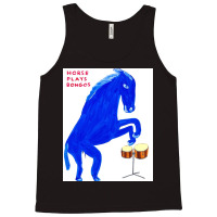 Horse Plays Bongos Tank Top | Artistshot