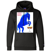 Horse Plays Bongos Champion Hoodie | Artistshot