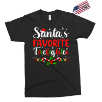 Xmas Santa’s Favorite Firefighter Shirt, Men Merry Christmas Pullove Exclusive T-shirt | Artistshot