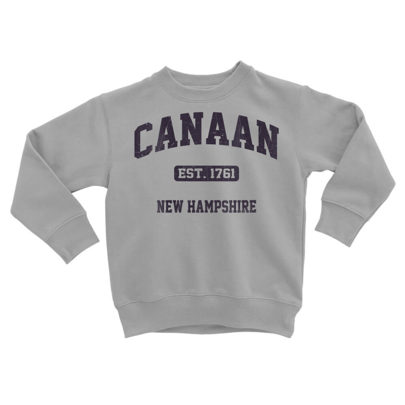 Womens Canaan New Hampshire Nh Vintage State Athletic Style V Neck T S Toddler Sweatshirt by xaebushoxaexae | Artistshot