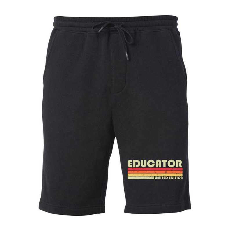 Educator Job Title Profession Birthday Worker Fleece Short by cm-arts | Artistshot