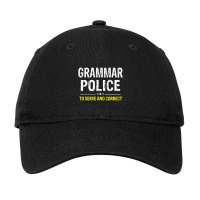 Grammar Police Women And Kids Costume Adjustable Cap | Artistshot