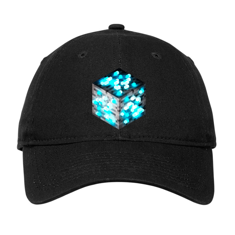 Block Diamond Ore 3d Adjustable Cap by Koenig Bridget | Artistshot