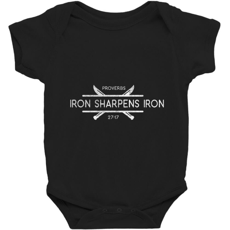 Christian Iron Sharpens Iron Baby Bodysuit | Artistshot