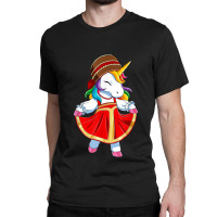 Russia Unicorn In Russian Traditional Costume Sarafan Classic T-shirt | Artistshot