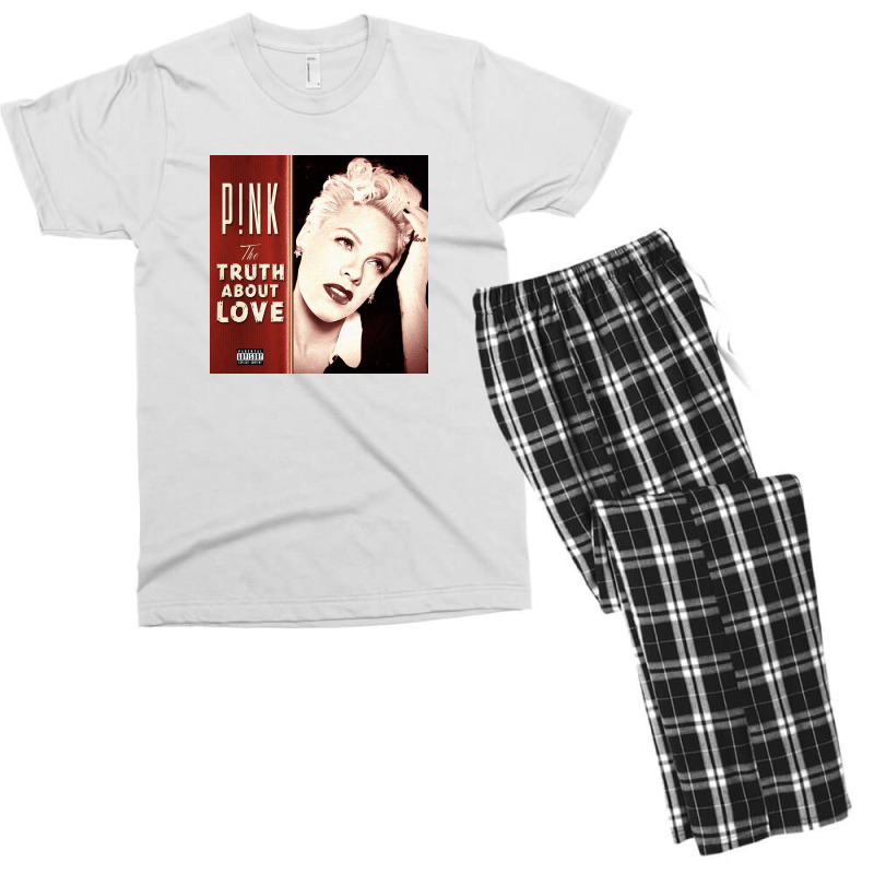 Pink P!nk Men's T-shirt Pajama Set by nonabenik | Artistshot