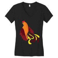 Ayamhutan Red Bird, Color Chicken Women's V-neck T-shirt | Artistshot