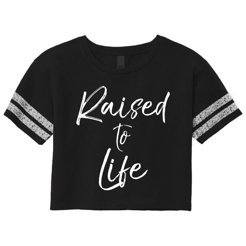 Cute Christian Baptism For New Believers Raised To Life Scorecard Crop Tee by cm-arts | Artistshot