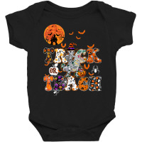 Trick Or Teach Funny Halloween Teacher Trick Or Treat Party Baby Bodysuit | Artistshot