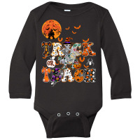 Trick Or Teach Funny Halloween Teacher Trick Or Treat Party Long Sleeve Baby Bodysuit | Artistshot