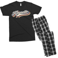 I Love Kingsville City Usa Retro Vintage Men's T-shirt Pajama Set | Artistshot