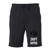 Shift Happens Car Guy Racing Fleece Short | Artistshot