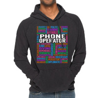 Phone Operator Phone Operator Job Vintage Hoodie | Artistshot