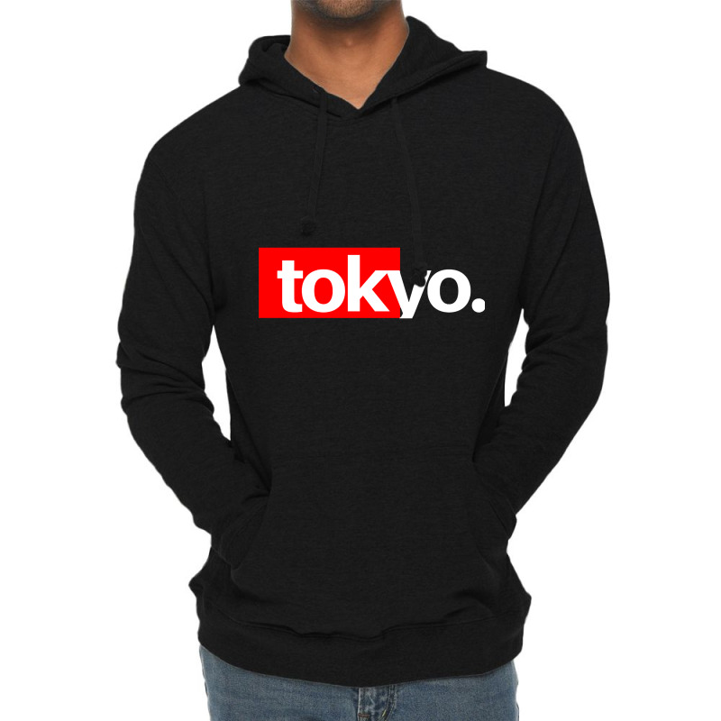 Tokyo Japan City Red White Elegant Lightweight Hoodie | Artistshot