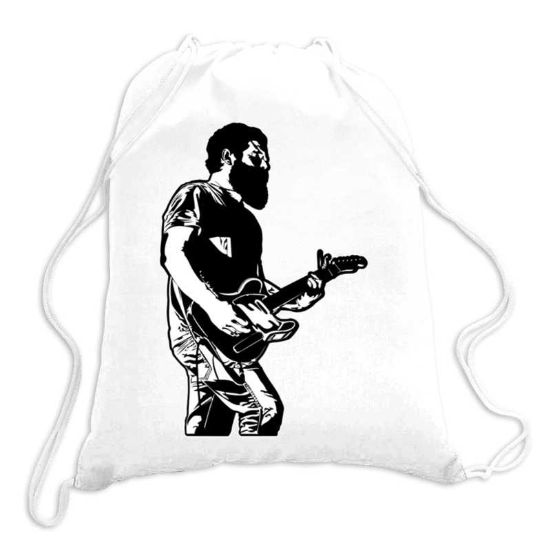 Manchester Orchestra Andy Hull Drawstring Bags | Artistshot