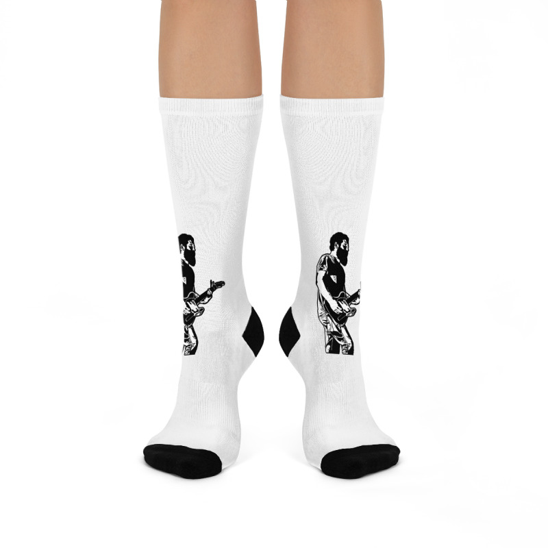 Manchester Orchestra Andy Hull Crew Socks | Artistshot