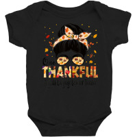 English Language Learner Teacher One Thankful Thanksgiving Baby Bodysuit | Artistshot