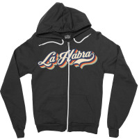 I Love La Habra City Usa Retro Vintage Zipper Hoodie | Artistshot